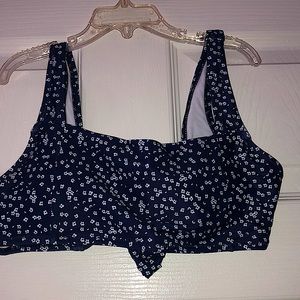 Floral Print Bathing Suit Top
